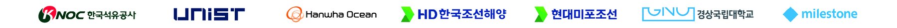 KNOC 한국석유공사, UNIST, Hanwha Ocean, HD한국조선해양, 현대미포조선, 경상국립대학교, milestone